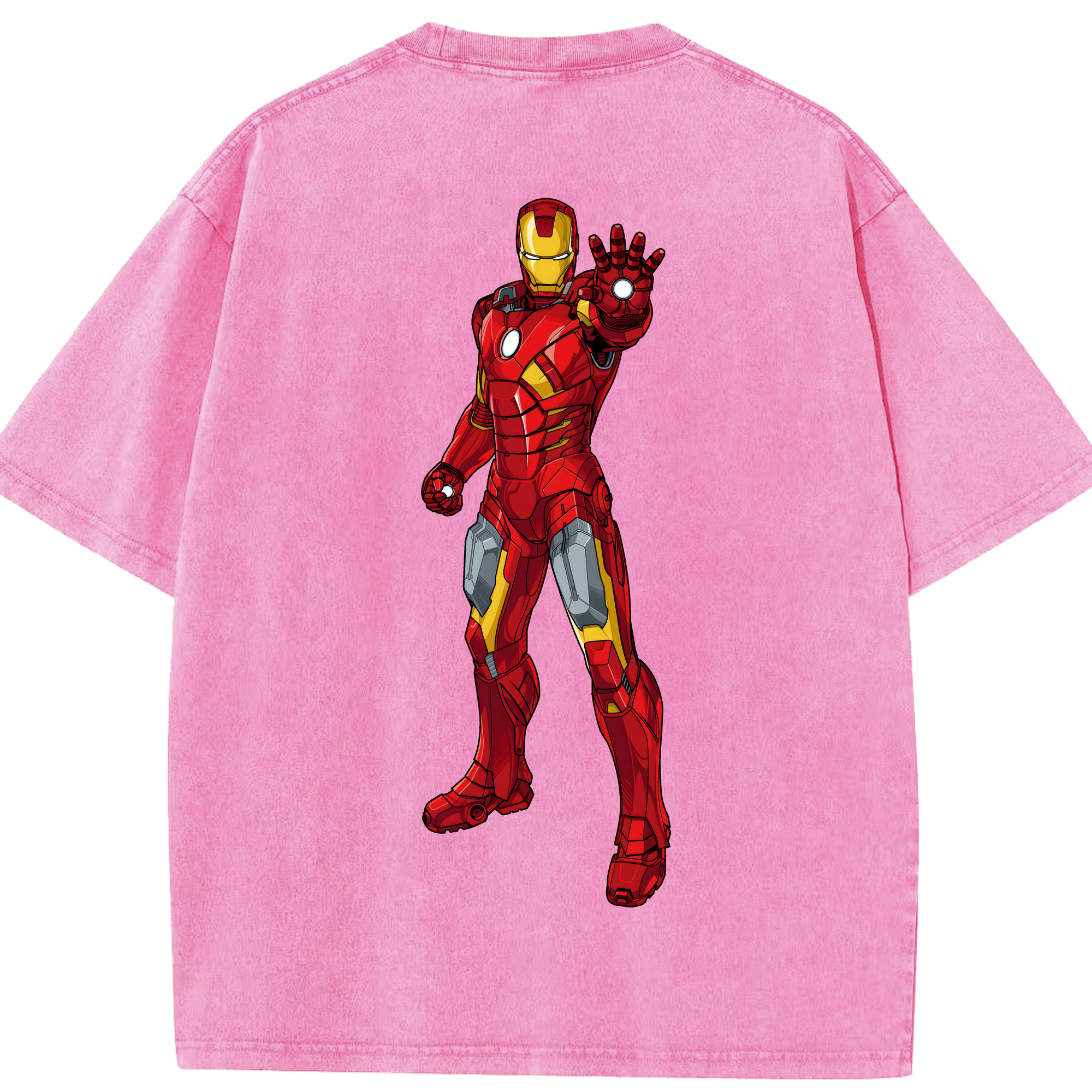 （画像用） アベンジャーズ The Avengers 綿100% ヴィンテージ風 半袖Tシャツ（背面プリント）
